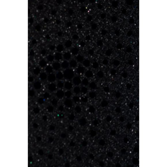 Derman Black Spotted Pattern Silvery Fabric Tuxedo - Picture 2 of 7